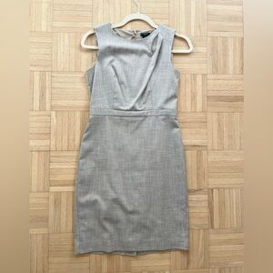 Ann Taylor Sleeveless Tan Sheath Dress, 00P